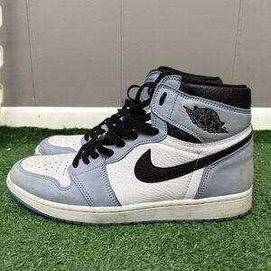 Nike Air Jordan 1 Retro High OG Shoes Mens 12 University Blue UNC 555088-134